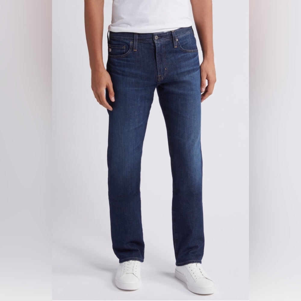 AG Adriano Goldschmied The Protégé Men’s Straight Leg Denim Blue Jeans 36x30